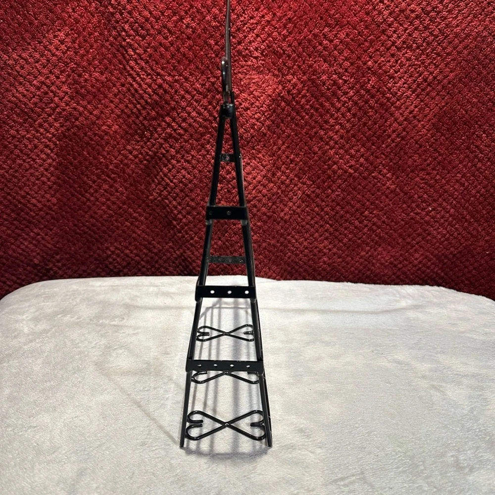 4 Layer, Double-side Earring Holder Stand. Holds Necklaces&56 Pairs Of Earrings